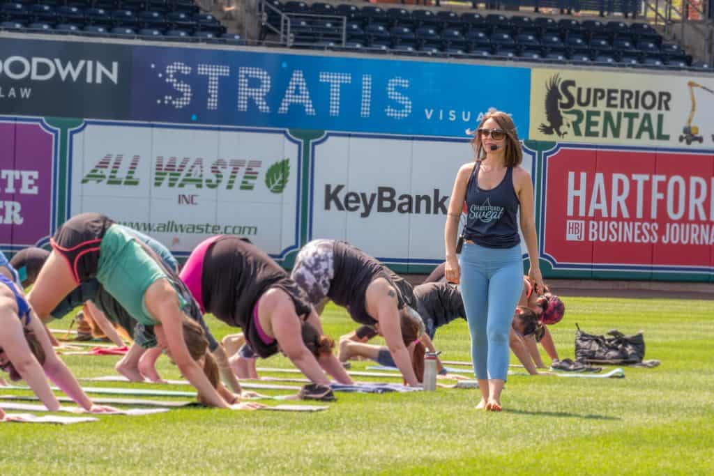 Hartford Sweat hosting Yoga in the Park